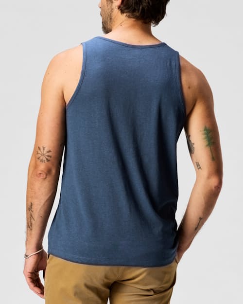 on model image of Jersey Tank