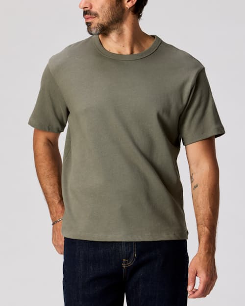 Tobias is 6’2”, 175 lbs, and wearing a size M