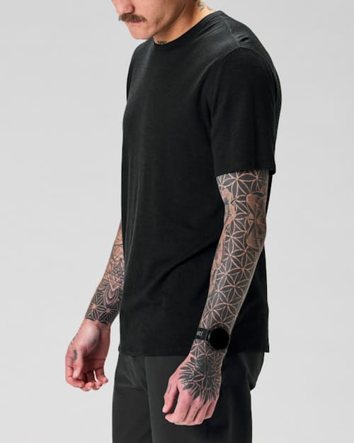 on model image of 72-Hour Merino Air T-Shirt