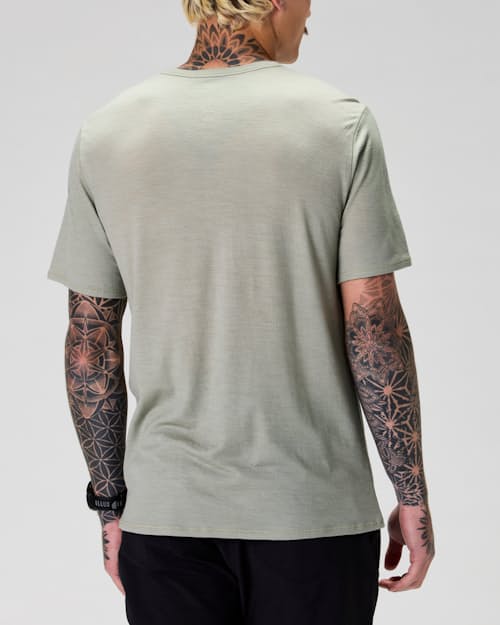 on model image of 72-Hour Merino Air T-Shirt