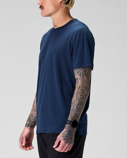 on model image of 72-Hour Merino Air T-Shirt