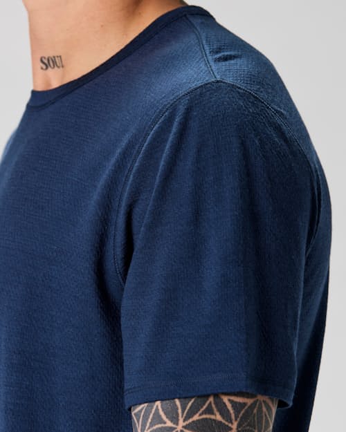 on model image of 72-Hour Merino Air T-Shirt