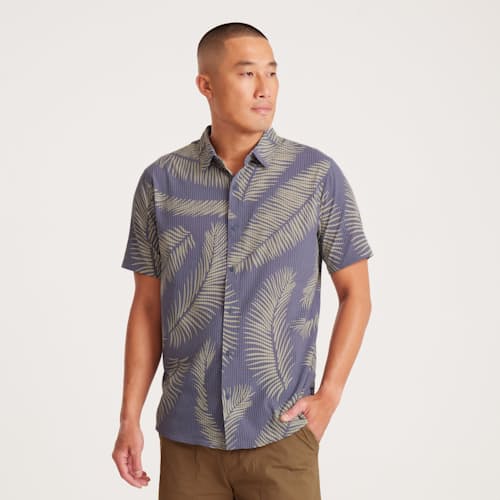on model image of Bless Up Lightweight Stretch Shirt