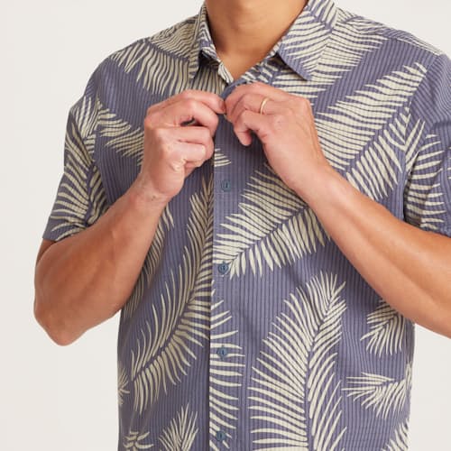 on model image of Bless Up Lightweight Stretch Shirt