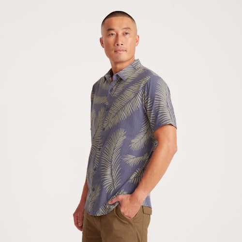 on model image of Bless Up Lightweight Stretch Shirt