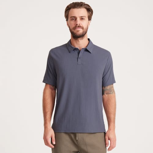 on model image of Bless Up Polo
