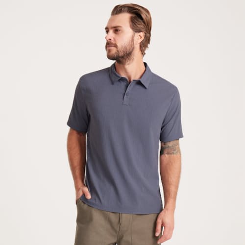 on model image of Bless Up Polo