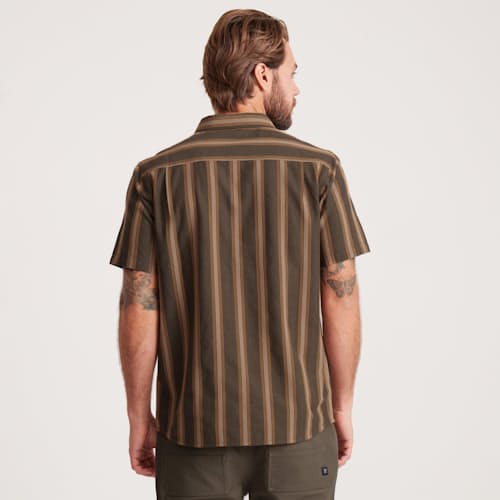on model image of Journey Short Sleeve Shirt