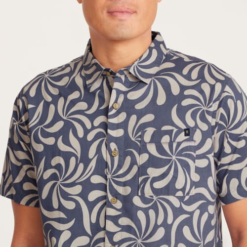 on model image of Journey Short Sleeve Shirt