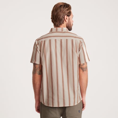 on model image of Journey Short Sleeve Shirt