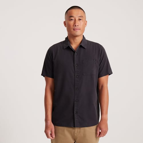 on model image of Made to Fade Short Sleeve Shirt