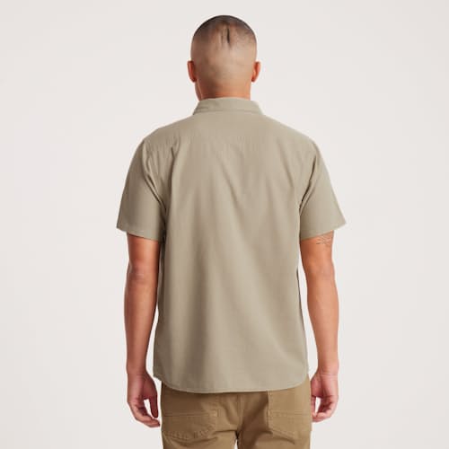on model image of Made to Fade Short Sleeve Shirt