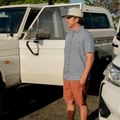 lifestyle image of Made to Fade Short Sleeve Shirt