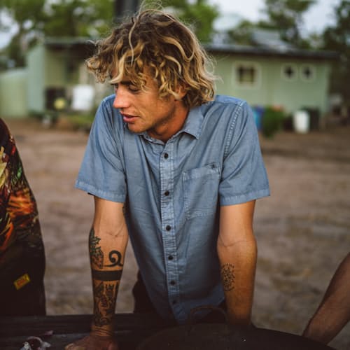 lifestyle image of Made to Fade Short Sleeve Shirt