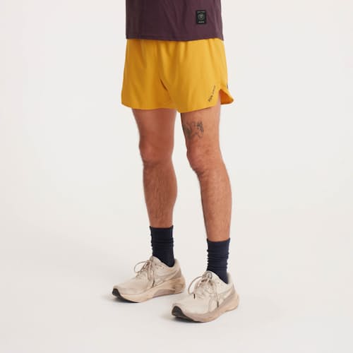 on model image of Baja Run Shorts - 5"