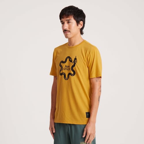 on model image of Mathis Performance T-Shirt