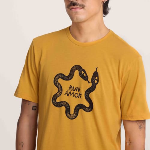 on model image of Mathis Performance T-Shirt