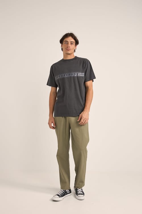 on model image of Linen Jam Pants