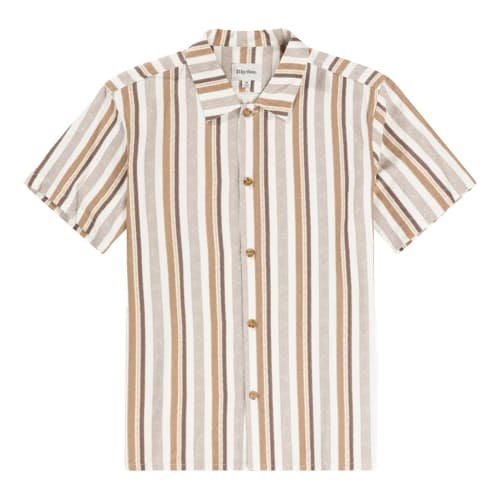 laydown image of Paisley Stripe Short Sleeve Shirt