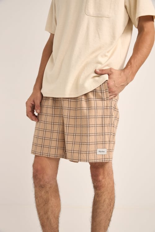 on model image of Vintage Terry Short Sleeve T-Shirt