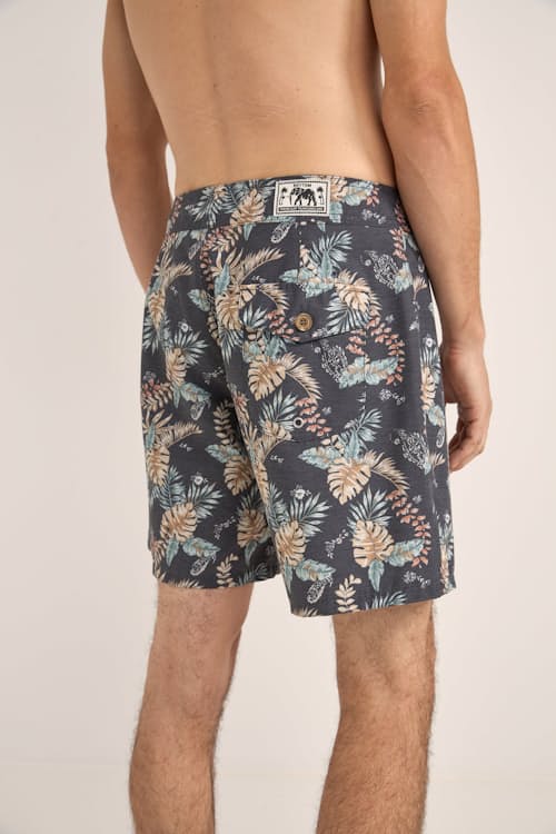 on model image of Tropical Swim Trunks