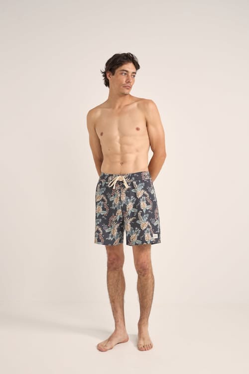 on model image of Tropical Swim Trunks