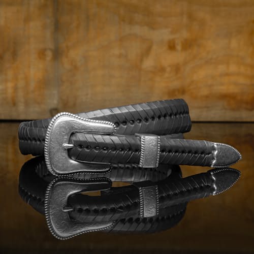 lifestyle image of Tapered Lace Western Belt