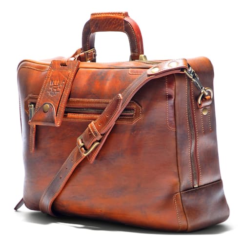 laydown image of William Continental Briefcase