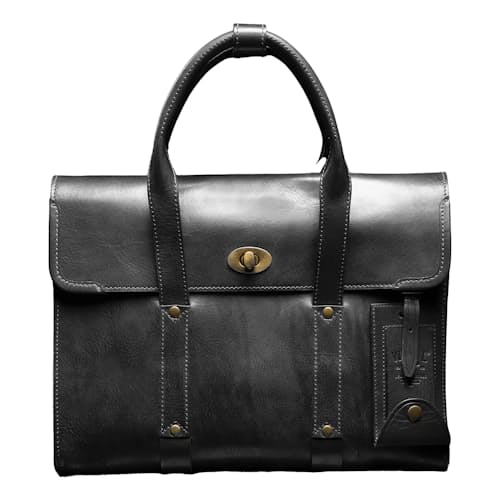laydown image of William Slim Briefcase