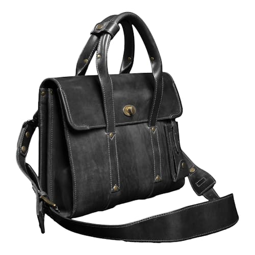 laydown image of William Slim Briefcase