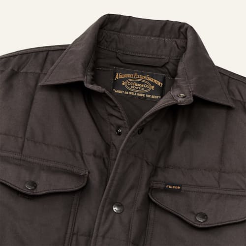 laydown detail image of Cover Cloth Quilted Jac Shirt