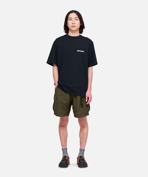 on model image of Nylon Explorer Cargo Short - 9"