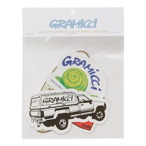 laydown image of Gramicci Assorted Sticker Bag