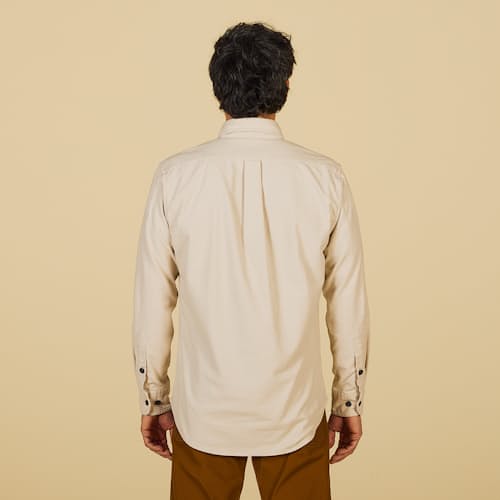 on model image of Field Flannel Shirt