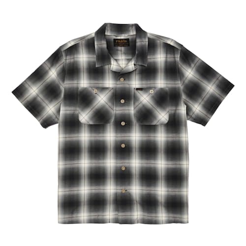 laydown image of Greenwood Camp Short Sleeve Shirt