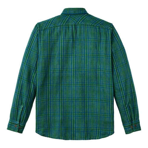 laydown image of Lightweight Vintage Flannel Long Sleeve Shirt