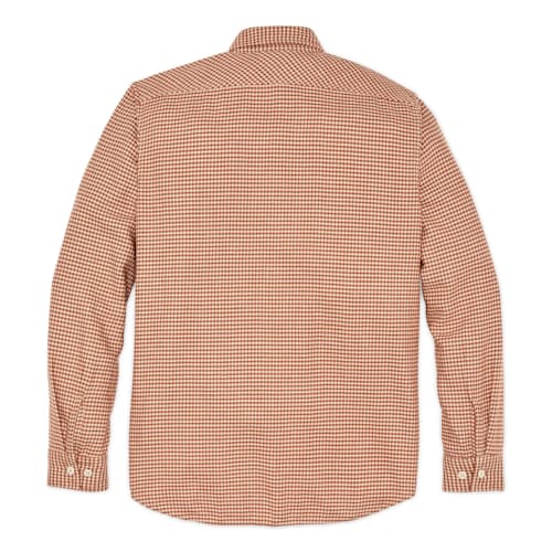 laydown image of Lightweight Vintage Flannel Long Sleeve Shirt