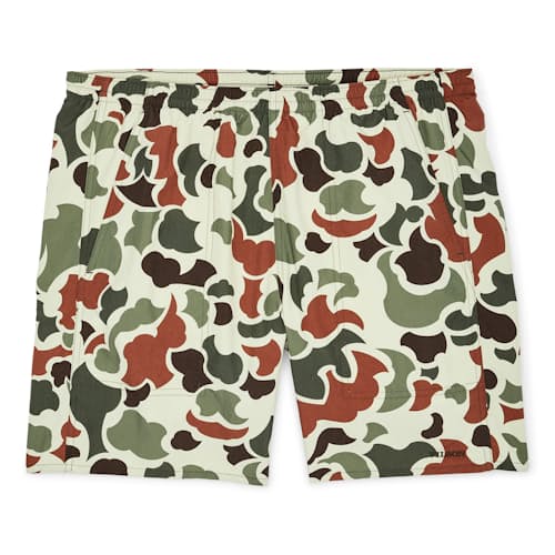 laydown image of Oxbow Lake Swim Trunks