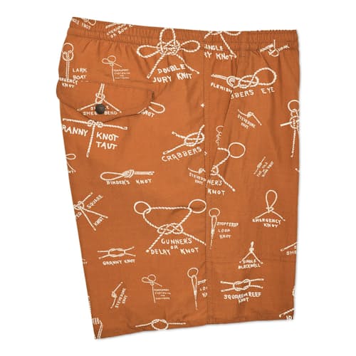laydown image of Oxbow Lake Swim Trunks