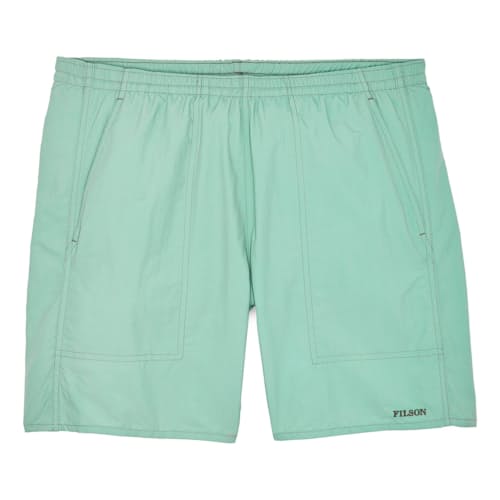 laydown image of Oxbow Lake Swim Trunks