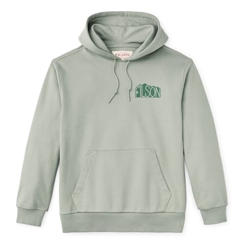 laydown image of Prospector Embroidered Hoodie