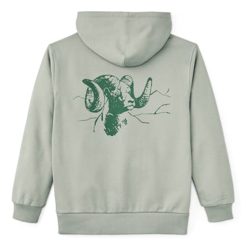 laydown image of Prospector Embroidered Hoodie