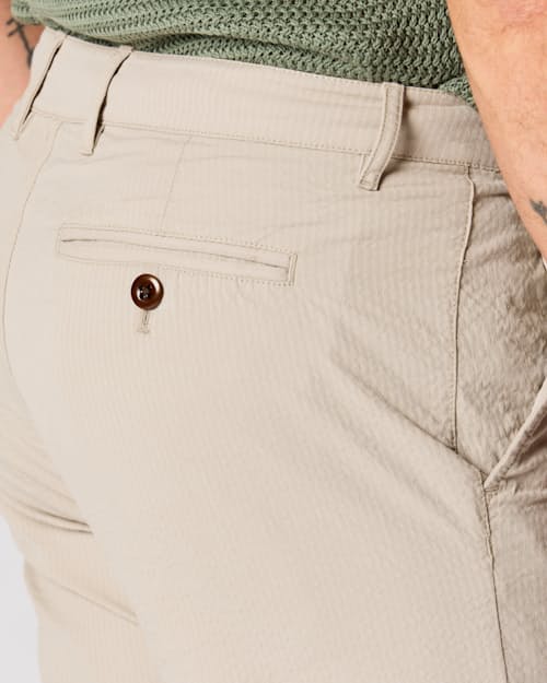 lifestyle image of Seersucker Chino Pant - HB Straight
