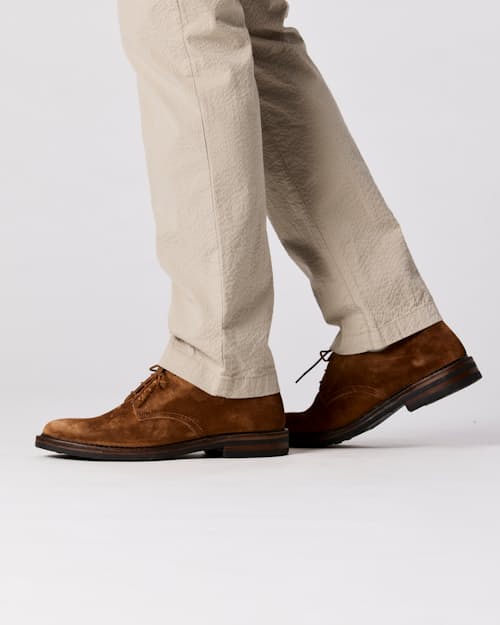 on model image of Seersucker Chino Pant - HB Straight