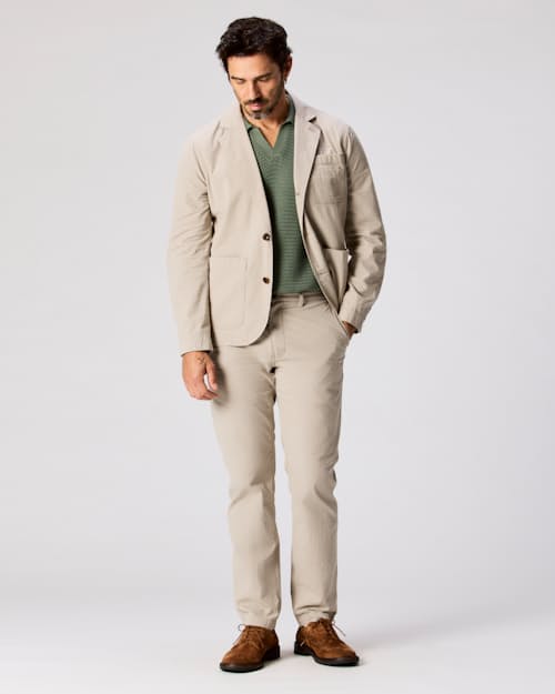 on model image of Seersucker Chino Pant - HB Straight