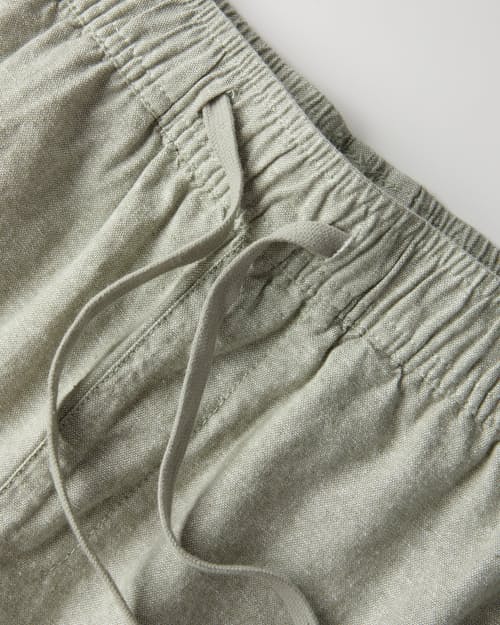 laydown detail image of Isaiah Cotton Linen Local Short - 7"