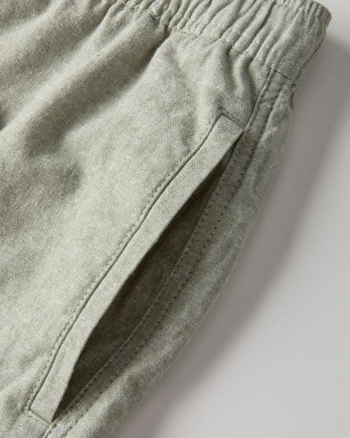 laydown detail image of Isaiah Cotton Linen Local Short - 7"