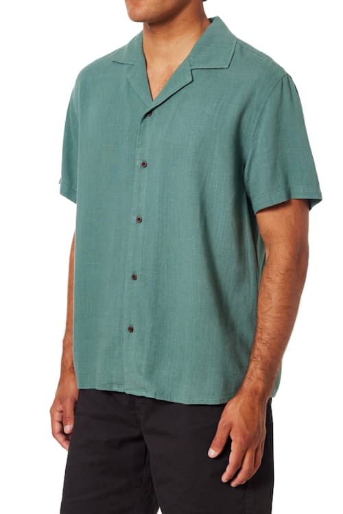 on model image of Teller Camp Short Sleeve Shirt