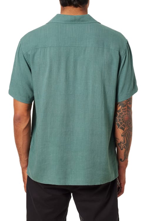 on model image of Teller Camp Short Sleeve Shirt