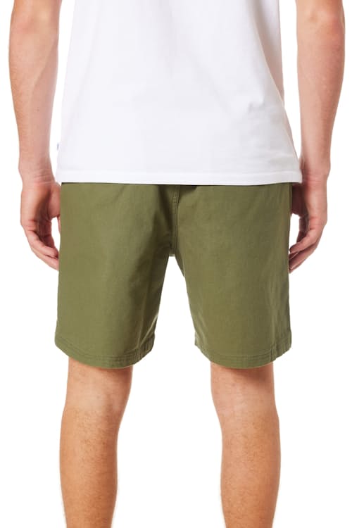 on model image of Trail Canvas Short - 7"
